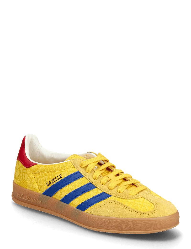 adidas Originals - GAZELLE INDOOR - przed kostkę - bogold/poblue/tmcord - 0