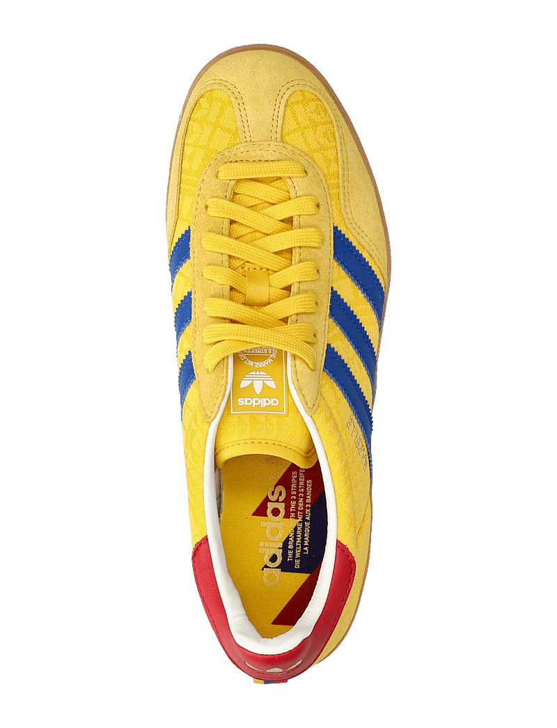 adidas Originals - GAZELLE INDOOR - przed kostkę - bogold/poblue/tmcord - 3