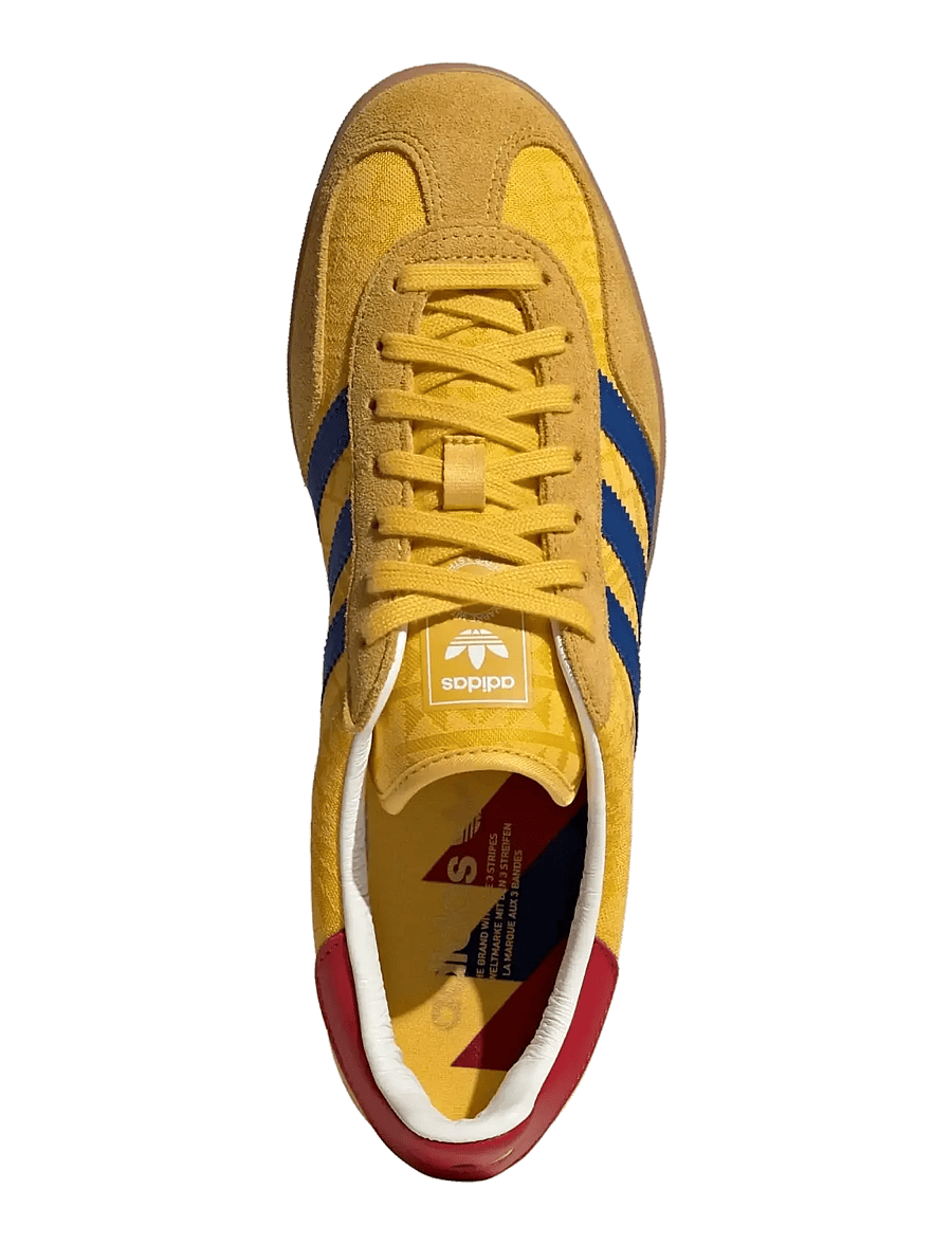 adidas Originals - GAZELLE INDOOR - niedriger schnitt - bogold/poblue/tmcord - 4
