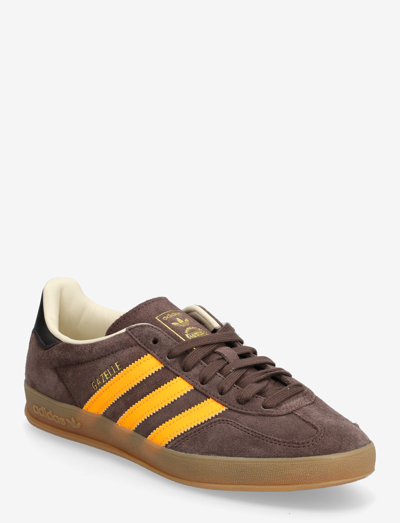 adidas Originals - GAZELLE INDOOR - lave sneakers - brown/luta/wonwhi - 0