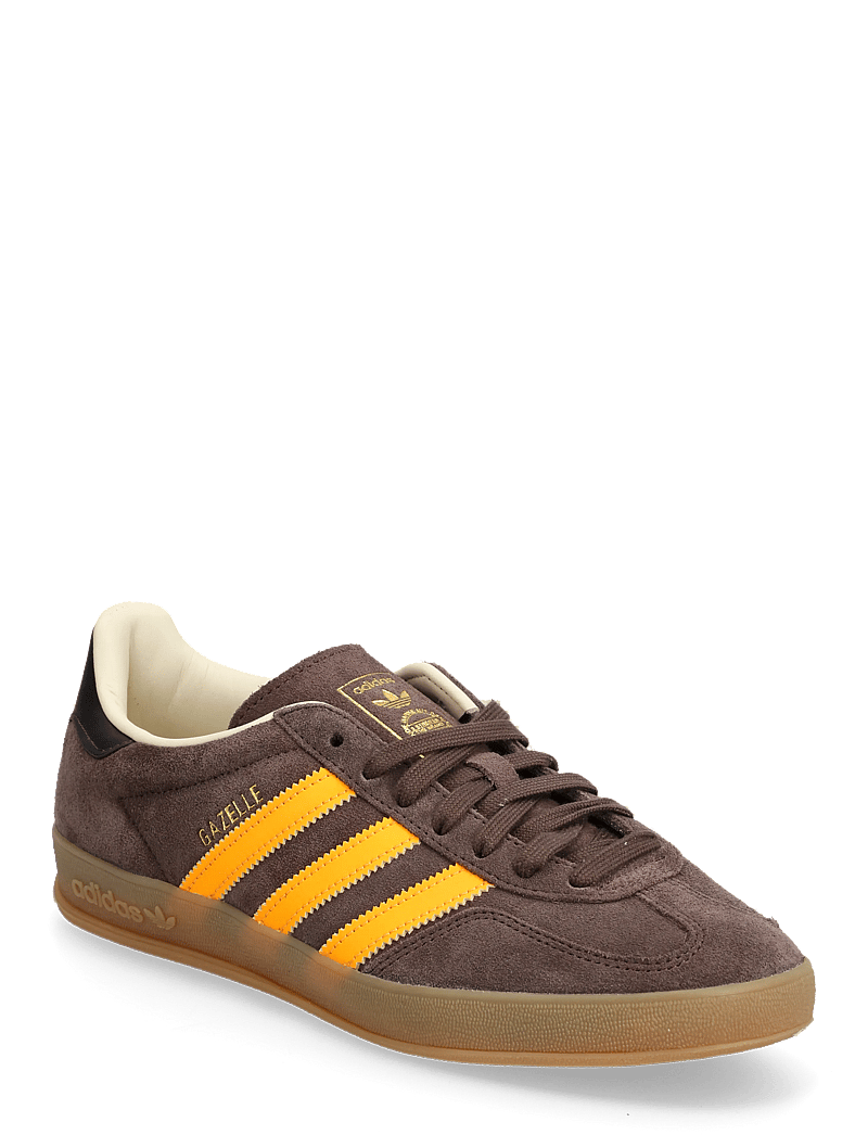 adidas Originals - GAZELLE INDOOR - niedriger schnitt - brown/luta/wonwhi - 0