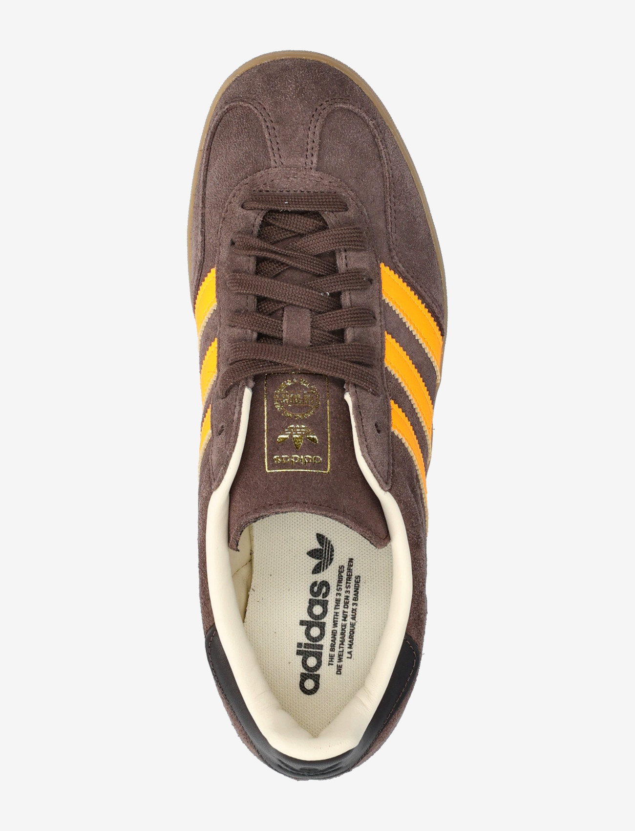 adidas Originals - GAZELLE INDOOR - lave sneakers - brown/luta/wonwhi - 3