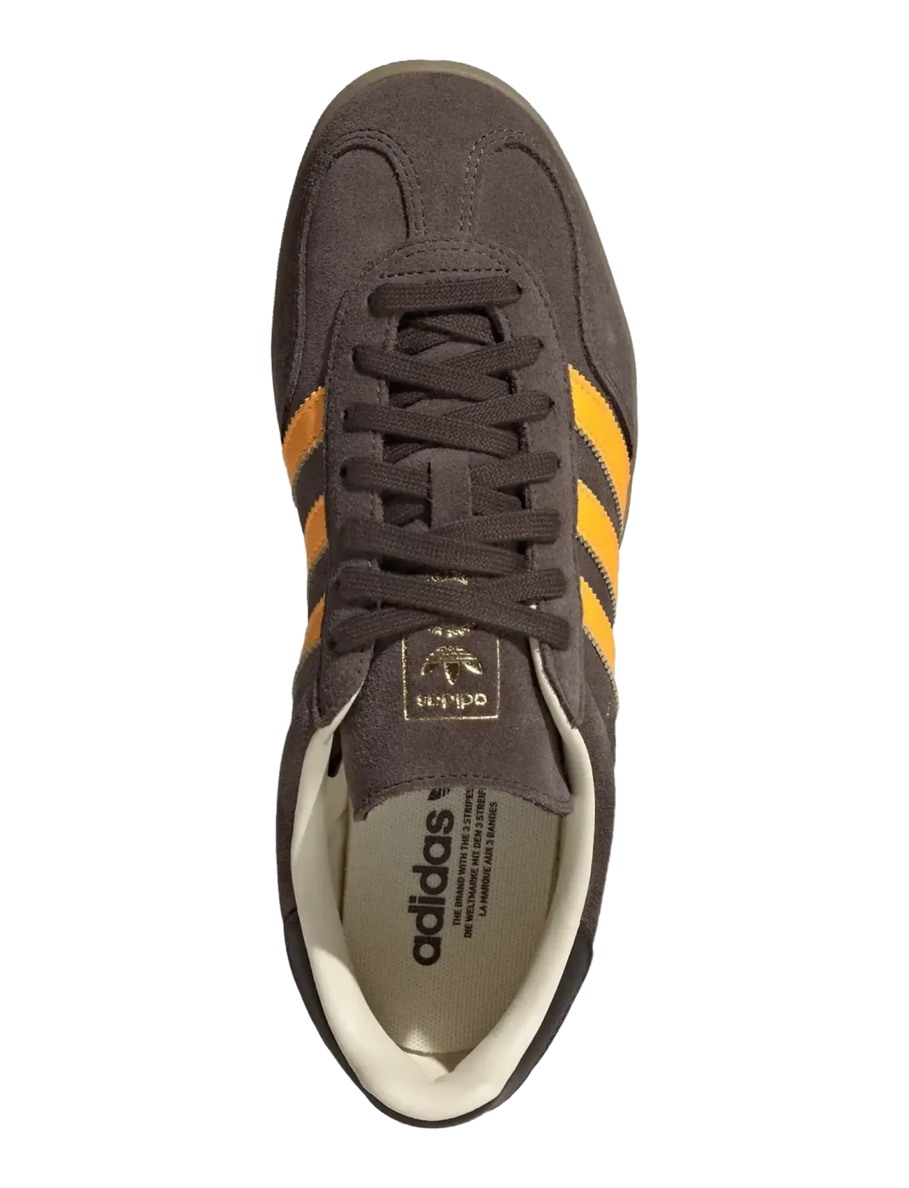 adidas Originals - GAZELLE INDOOR - lave sneakers - brown/luta/wonwhi - 4