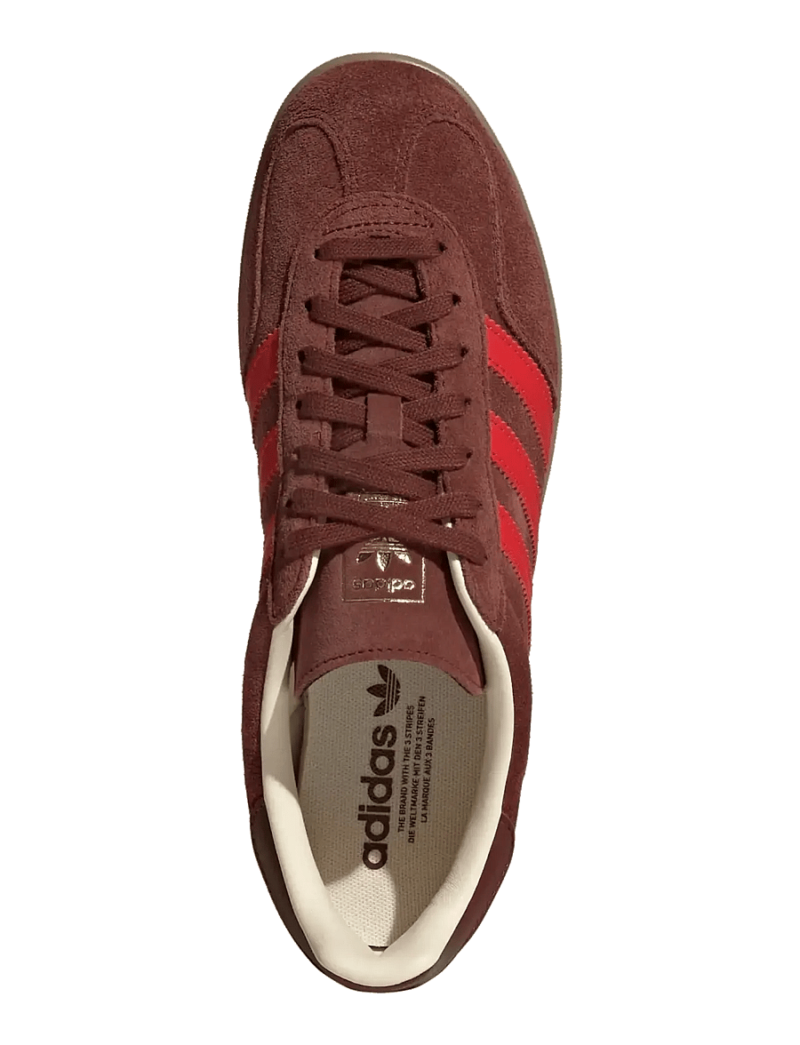 adidas Originals - GAZELLE INDOOR - niedriger schnitt - foxbrn/red/gum4 - 4