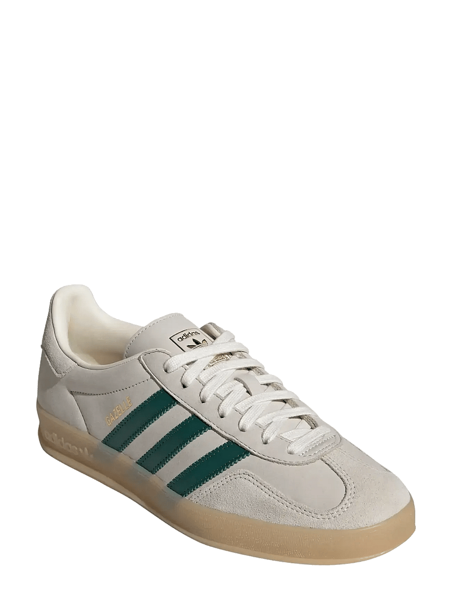 adidas Originals - GAZELLE INDOOR - niedriger schnitt - crewht/cgreen/gum3 - 0