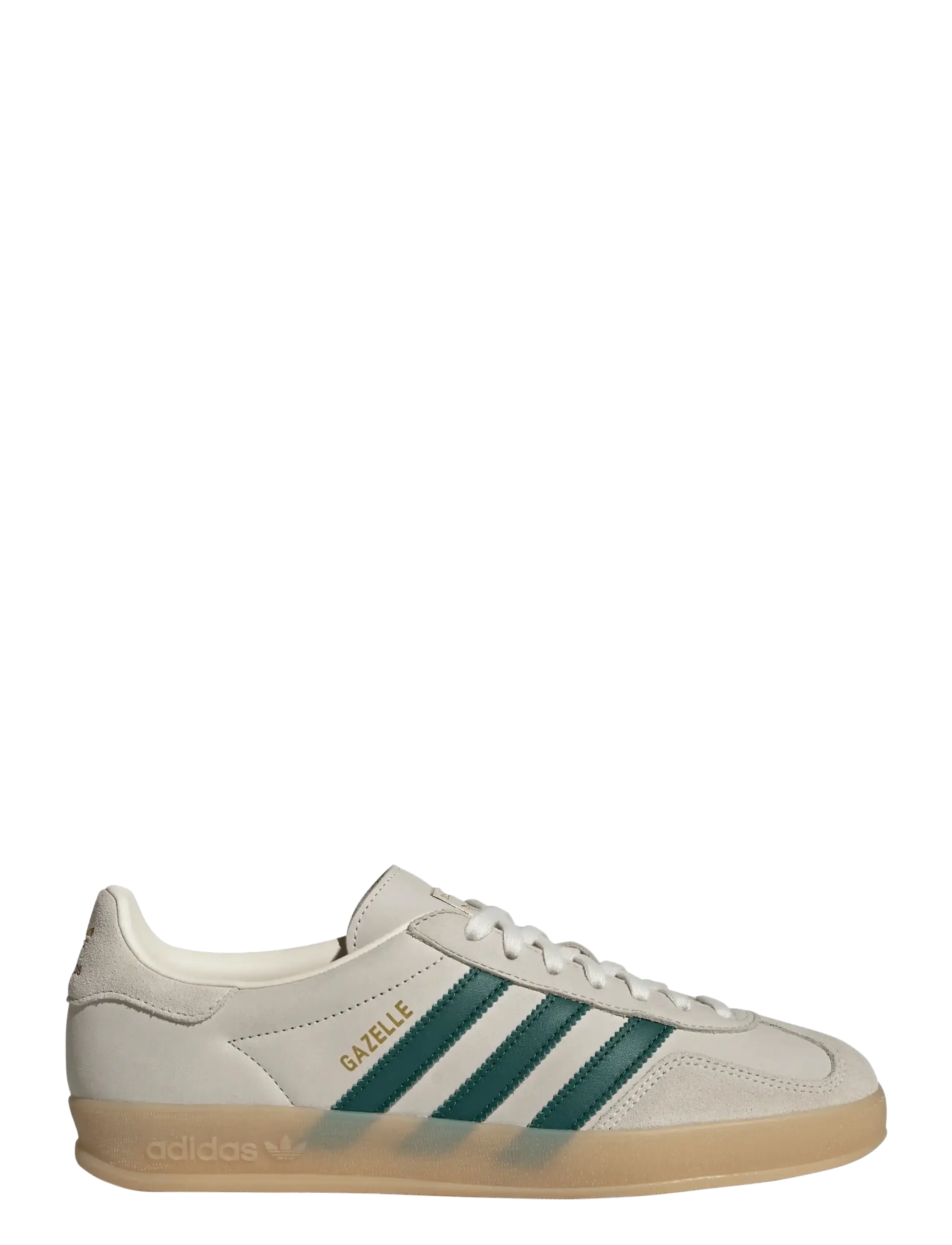 adidas Originals - GAZELLE INDOOR - lágir strigaskór - crewht/cgreen/gum3 - 1