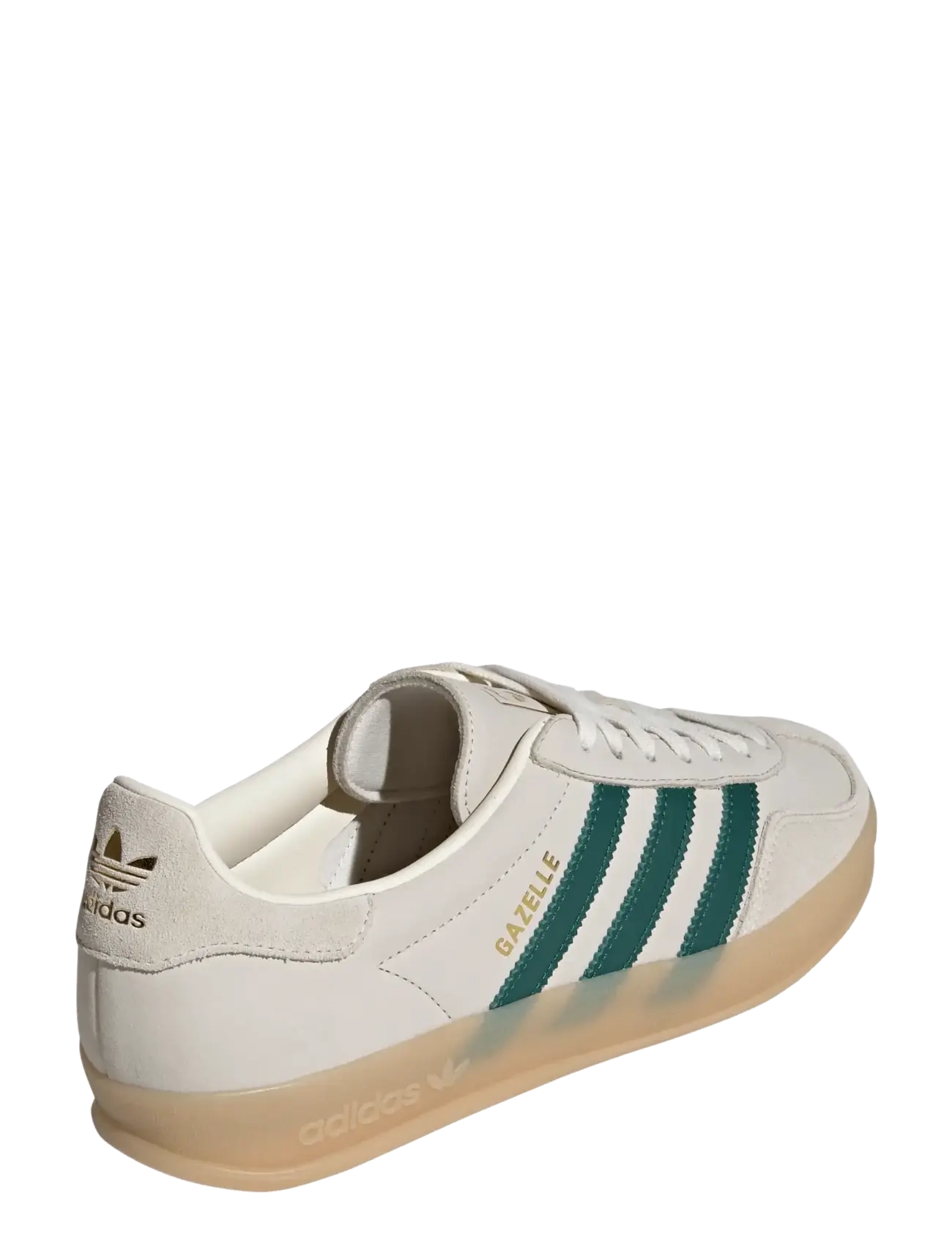 adidas Originals - GAZELLE INDOOR - lágir strigaskór - crewht/cgreen/gum3 - 3