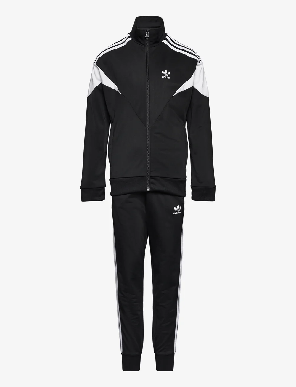 Adidas superstar top tracksuit black