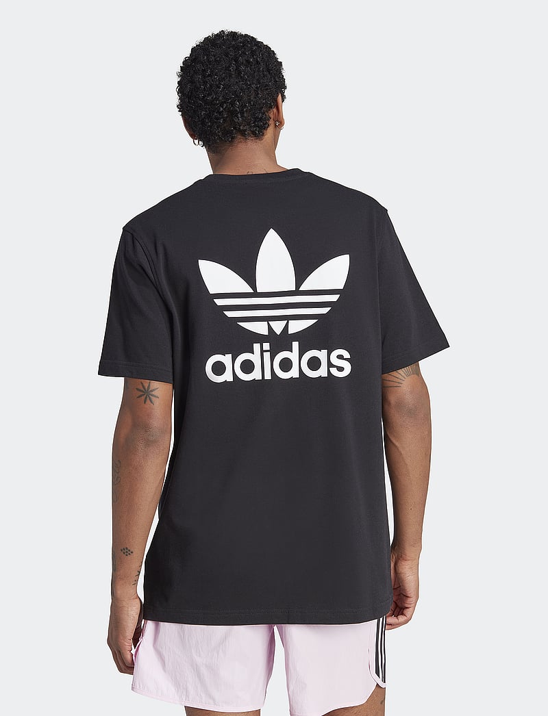 adidas Originals - B+F TREFOIL TEE - oberteile & t-shirts - black/white - 3