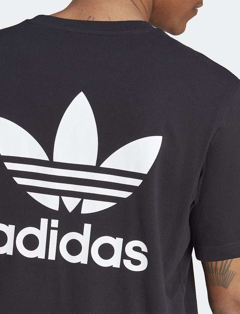 adidas Originals - B+F TREFOIL TEE - oberteile & t-shirts - black/white - 4