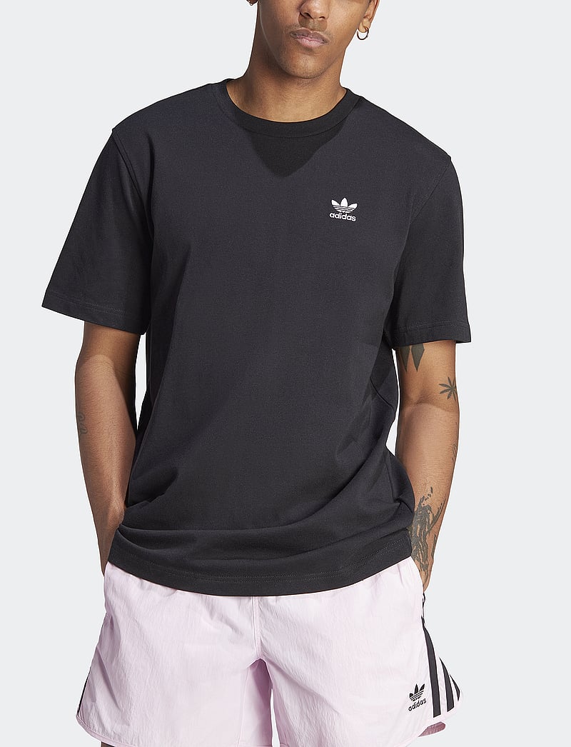 adidas Originals - B+F TREFOIL TEE - oberteile & t-shirts - black/white - 5