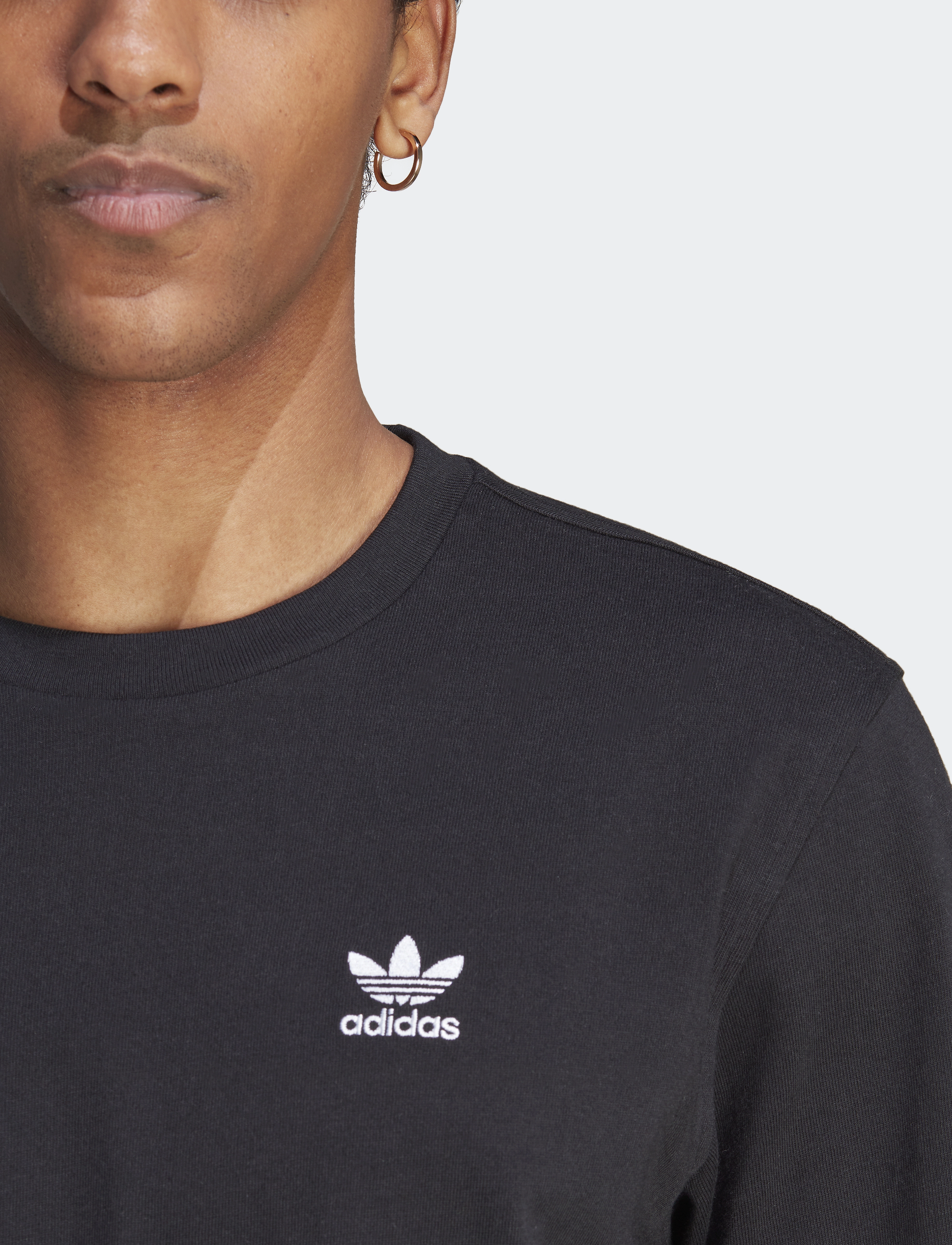 adidas Originals B+F TREFOIL TEE - Streetstyle - BLACK/WHITE / black