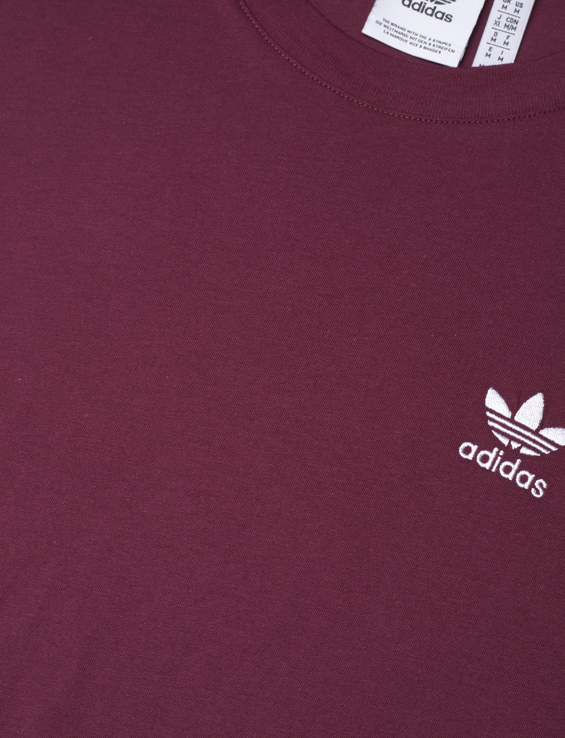 Maroon and white adidas shirt hotsell