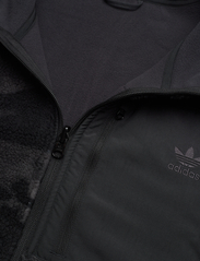 adidas Originals - CAMO FLEECE JKT - mid layer jackets - black - 4
