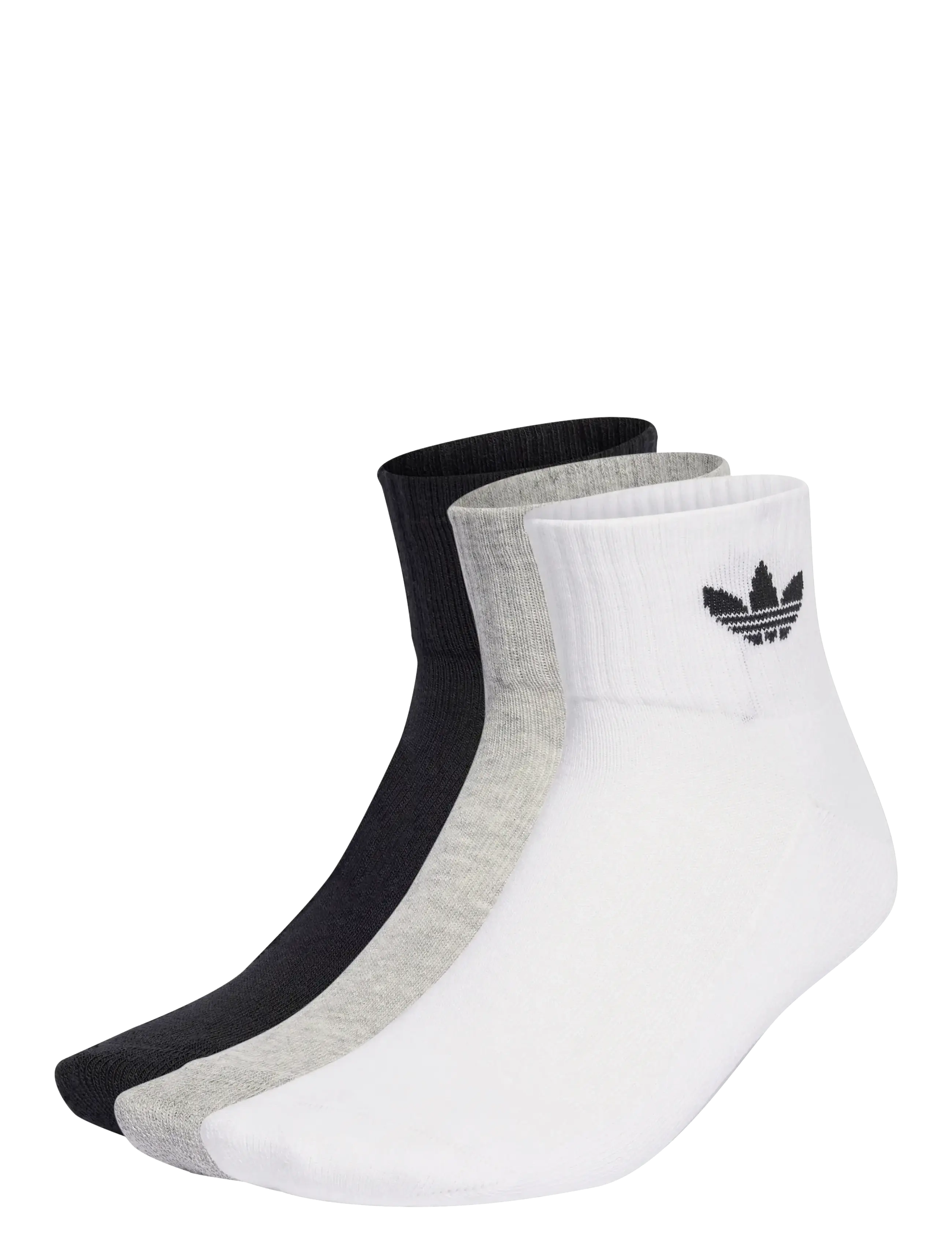 adidas Originals 1/4 Socks 3P, 40-42, Multi/patterned, Sokker > Footies-Ankelsokker, Dame