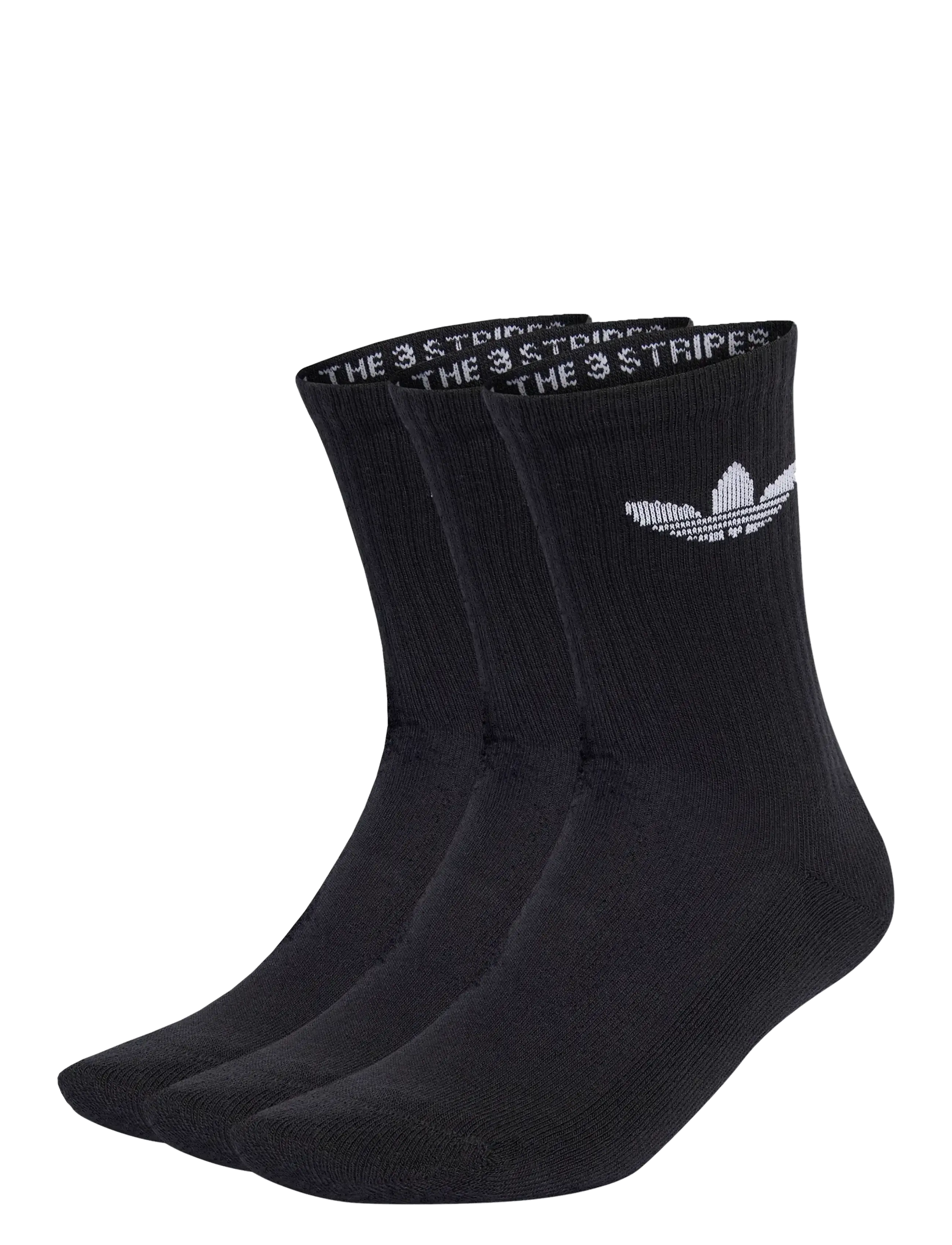 adidas Originals Tr Crew S 3P, Mænd, Crew Sokker, Sort, Str: 40-42