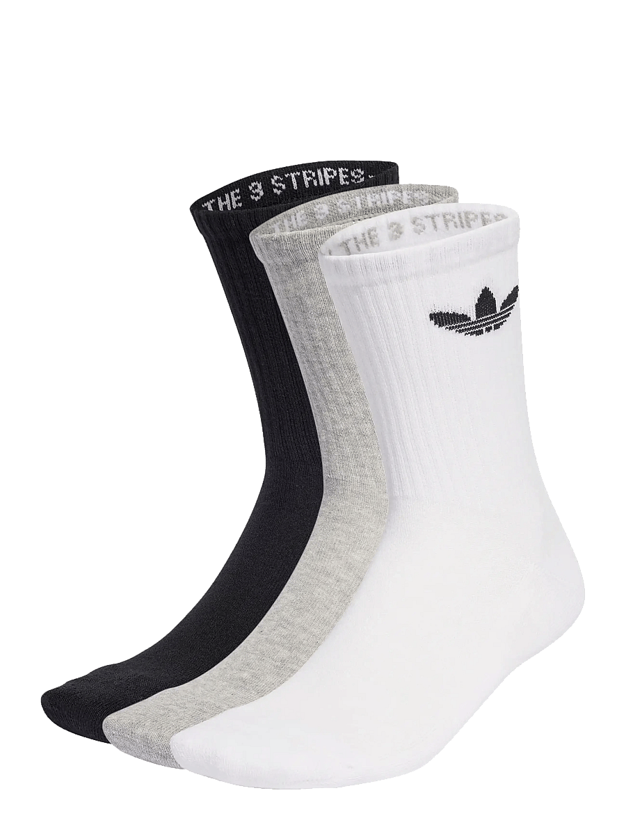 adidas Originals - TR CREW S 3P - sportstrømper - white/mgreyh/black - 0