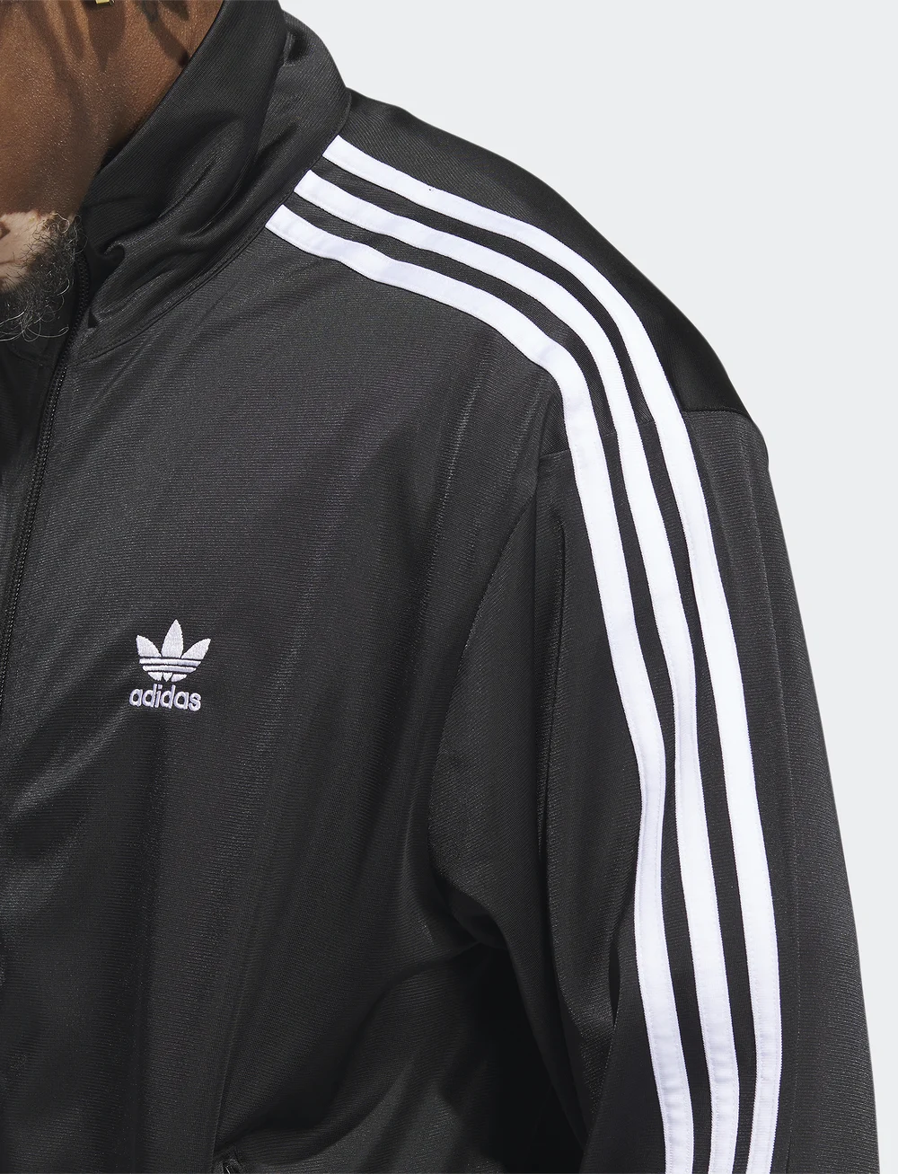 Black and white adidas firebird jacket shop