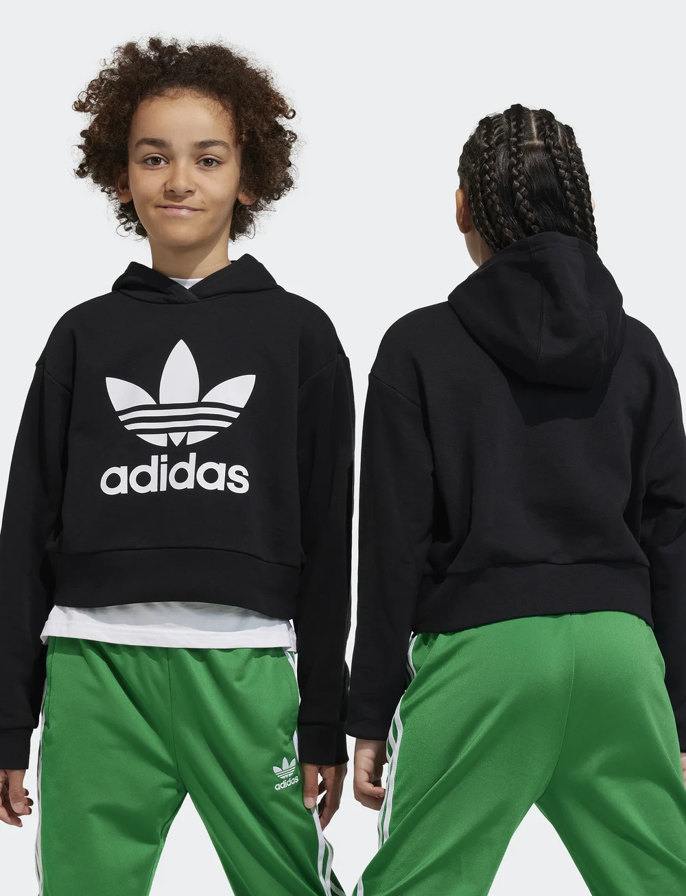 adidas Originals Cropped Hoodie Hoodies Boozt