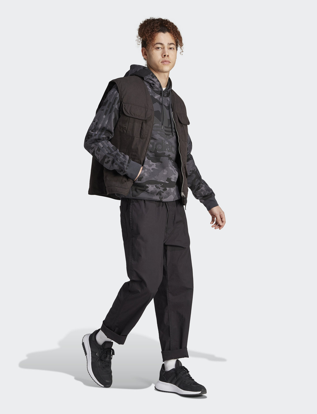 Adidas camo deals hoodie