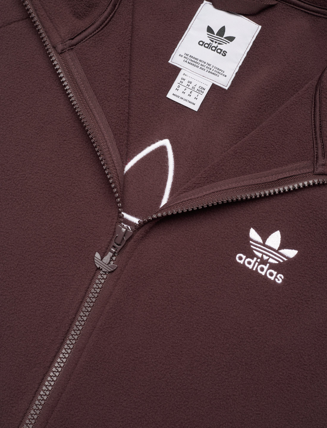 Adidas originals red trefoil top jacket
