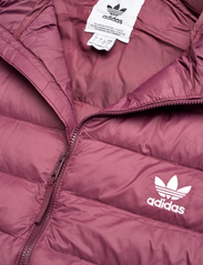 adidas Originals - PAD HOODED PUFF - winter jackets - maroon/white - 2