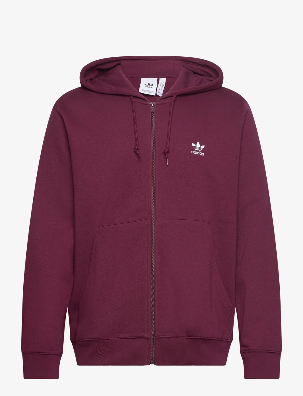 Adidas originals trefoil zip hoodie best sale