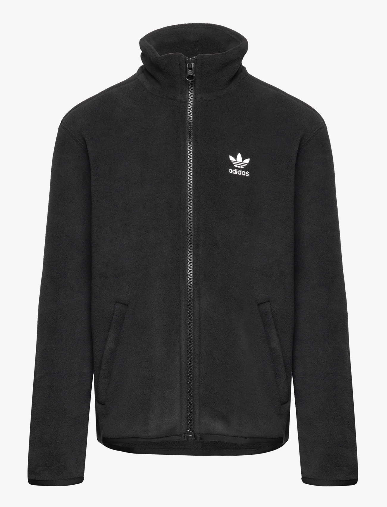 adidas Originals - FLEECE JKT - truien en hoodies - black - 0
