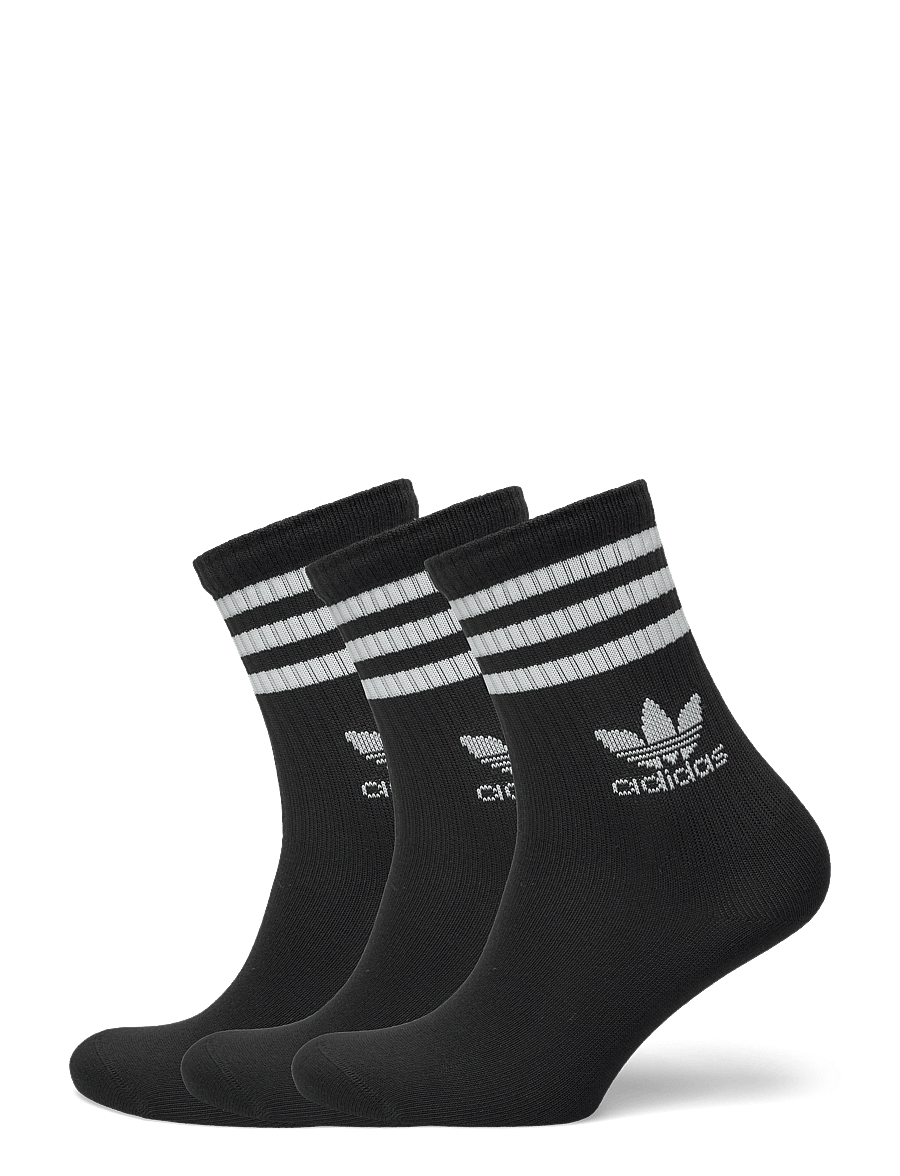 adidas Originals - CREW SOCK 3STR - sportstrømper - black - 0