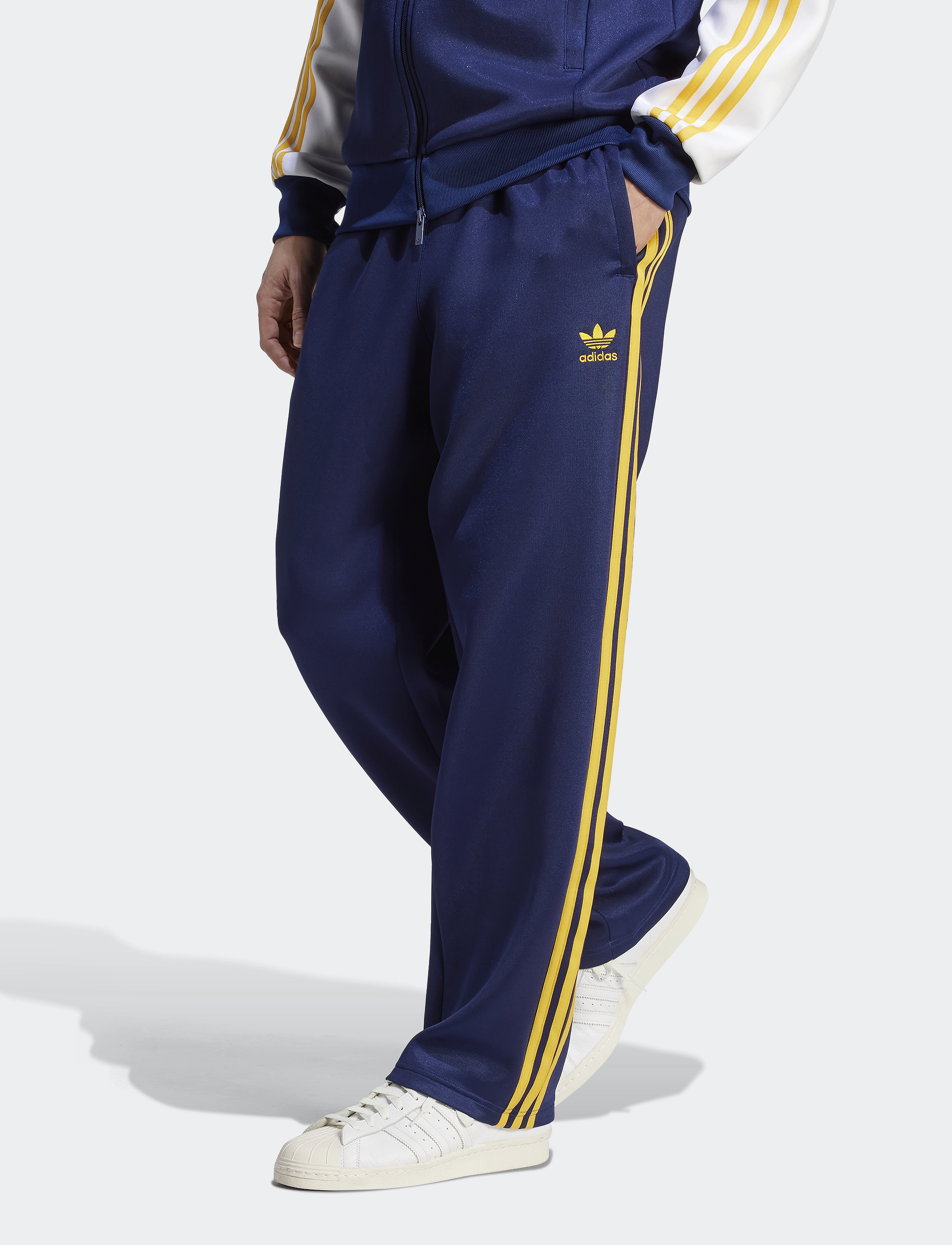 adidas Originals - CL+ WIDE TP - dkblue/crwyel - 4