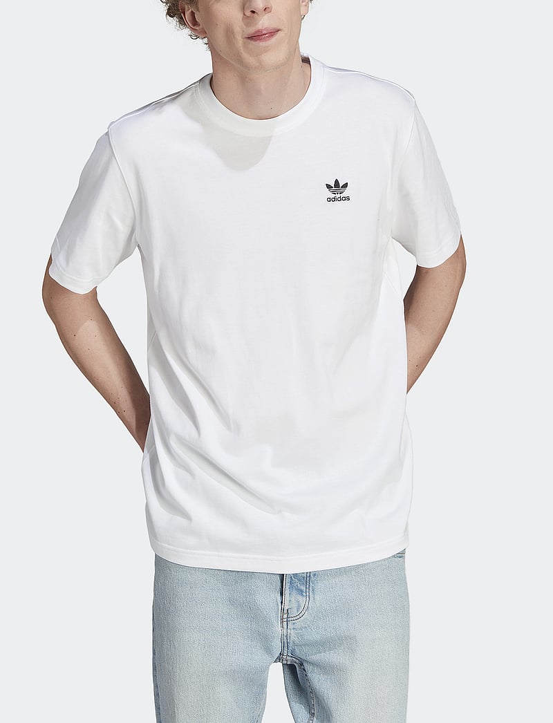 adidas Originals - B+F TREFOIL TEE - oberteile & t-shirts - white/black - 0