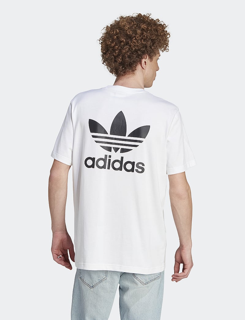 adidas Originals - B+F TREFOIL TEE - oberteile & t-shirts - white/black - 3
