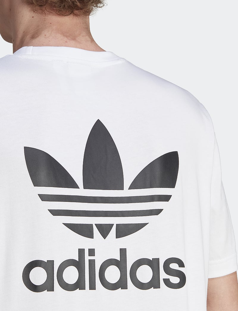 adidas Originals - B+F TREFOIL TEE - oberteile & t-shirts - white/black - 4