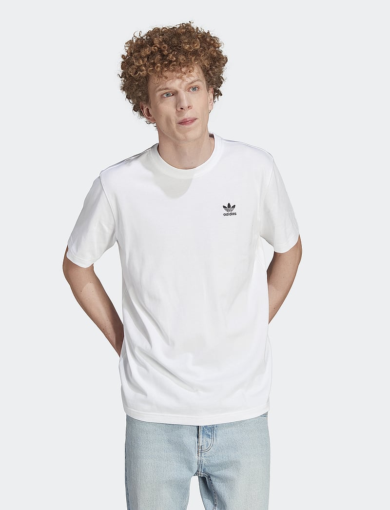 adidas Originals - B+F TREFOIL TEE - oberteile & t-shirts - white/black - 5