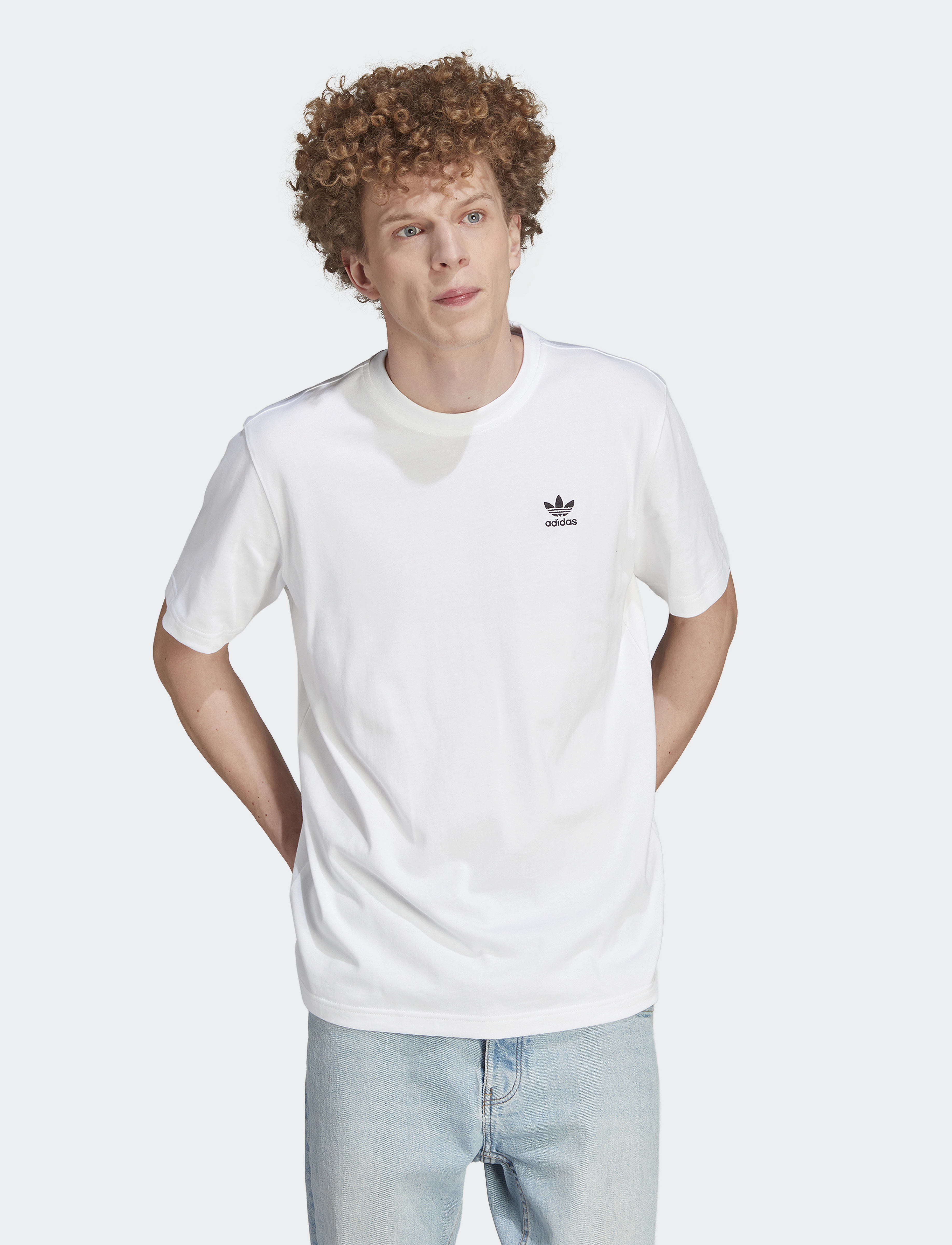 adidas Originals - B+F TREFOIL TEE - tops & t-shirts - white/black - 5