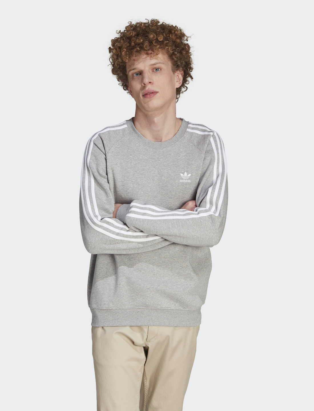3 top stripes crew