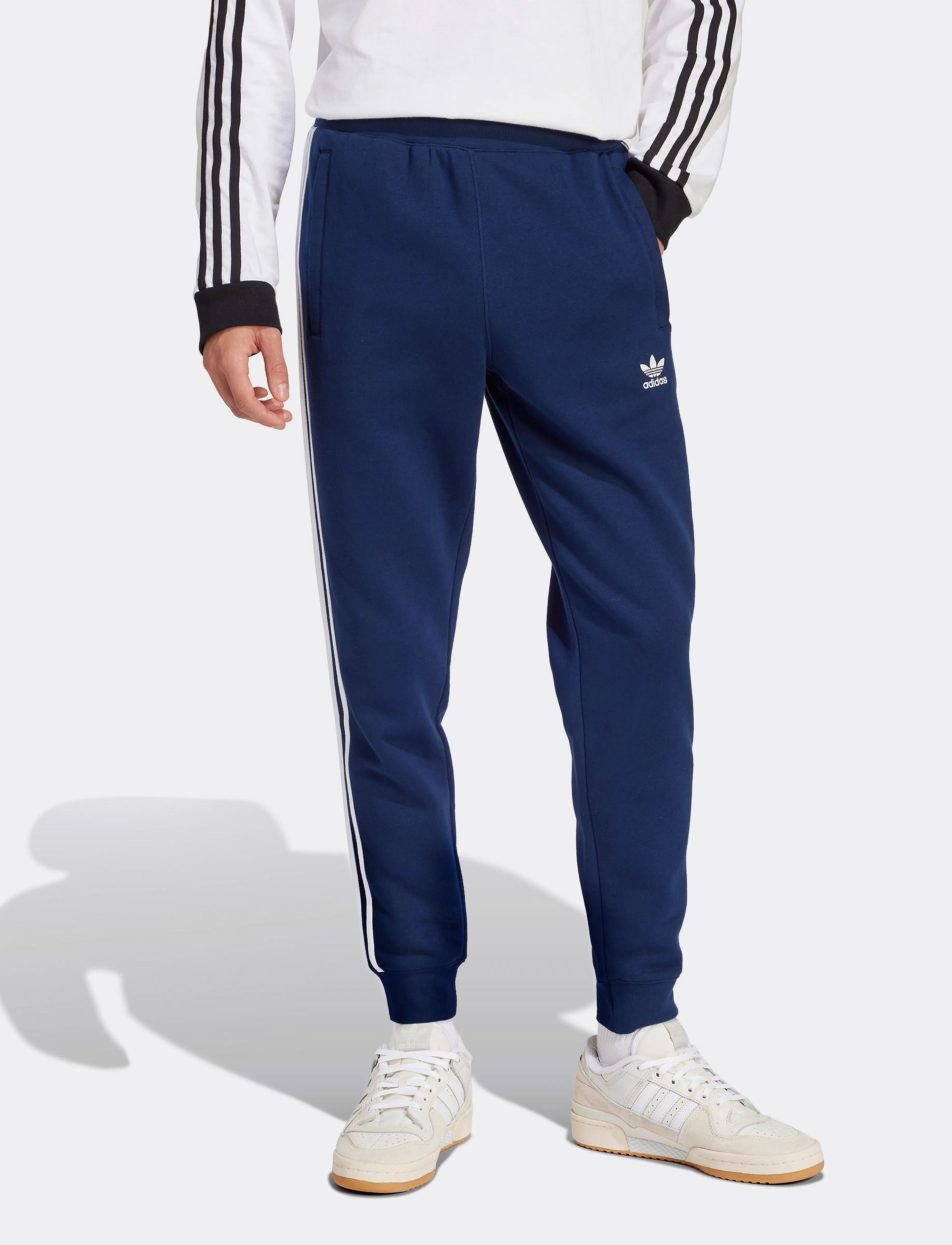 adidas Originals 3-Stripes Pant, Mænd, 3-Stribede Træningsbukser, Blå, Str: XS