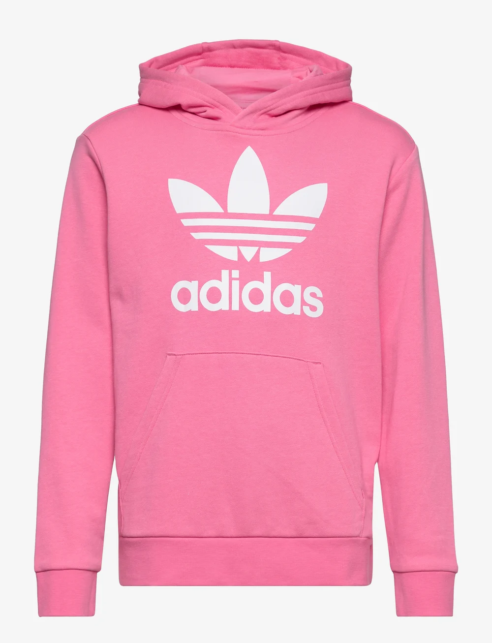Adidas originals trefoil top hoodie light pink
