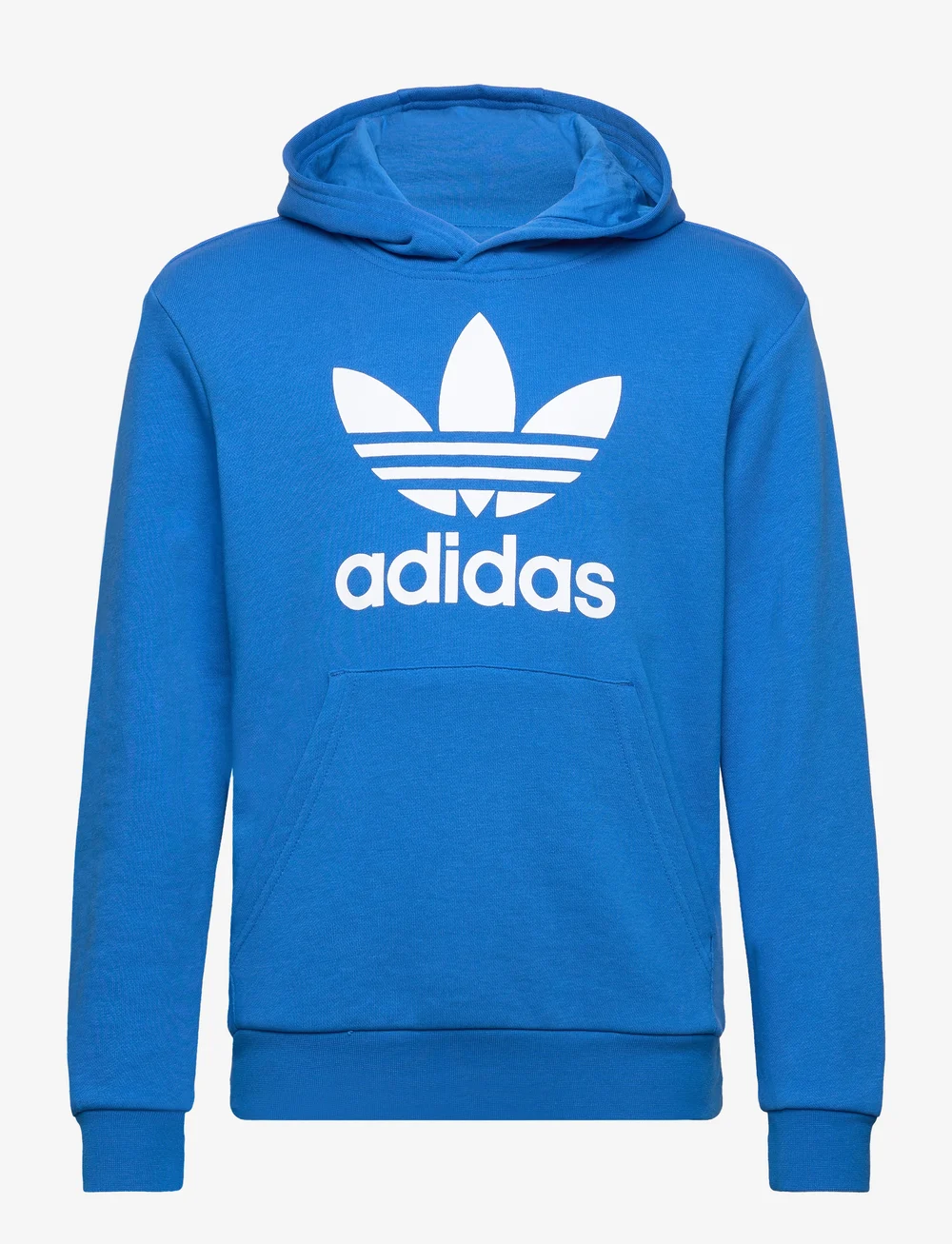 Adidas trefoil hoodie blau best sale