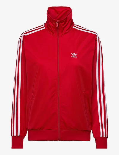 Weinrote top adidas jacke