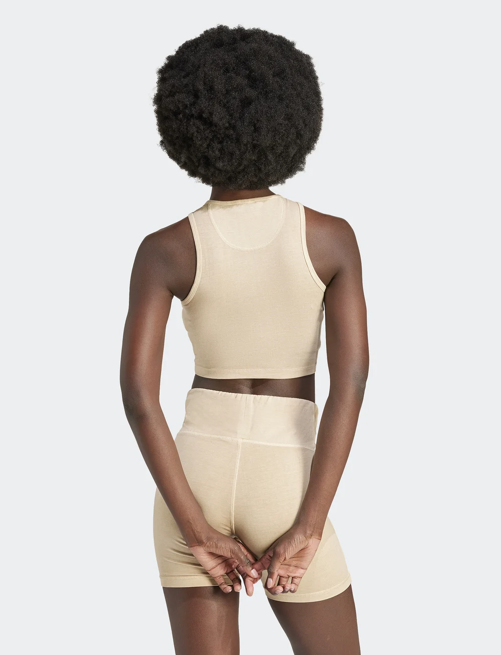 adidas Originals - ESS+ CROP TANK - linnen - magbei - 4