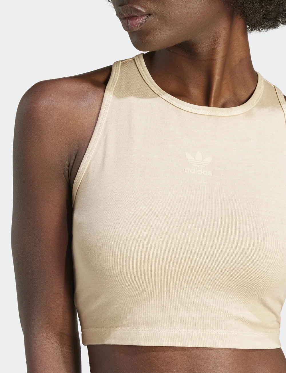 adidas Originals - ESS+ CROP TANK - linnen - magbei - 5