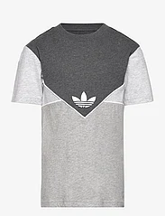 adidas Originals - TEE - short-sleeved t-shirts - dgreyh/lgreyh - 0