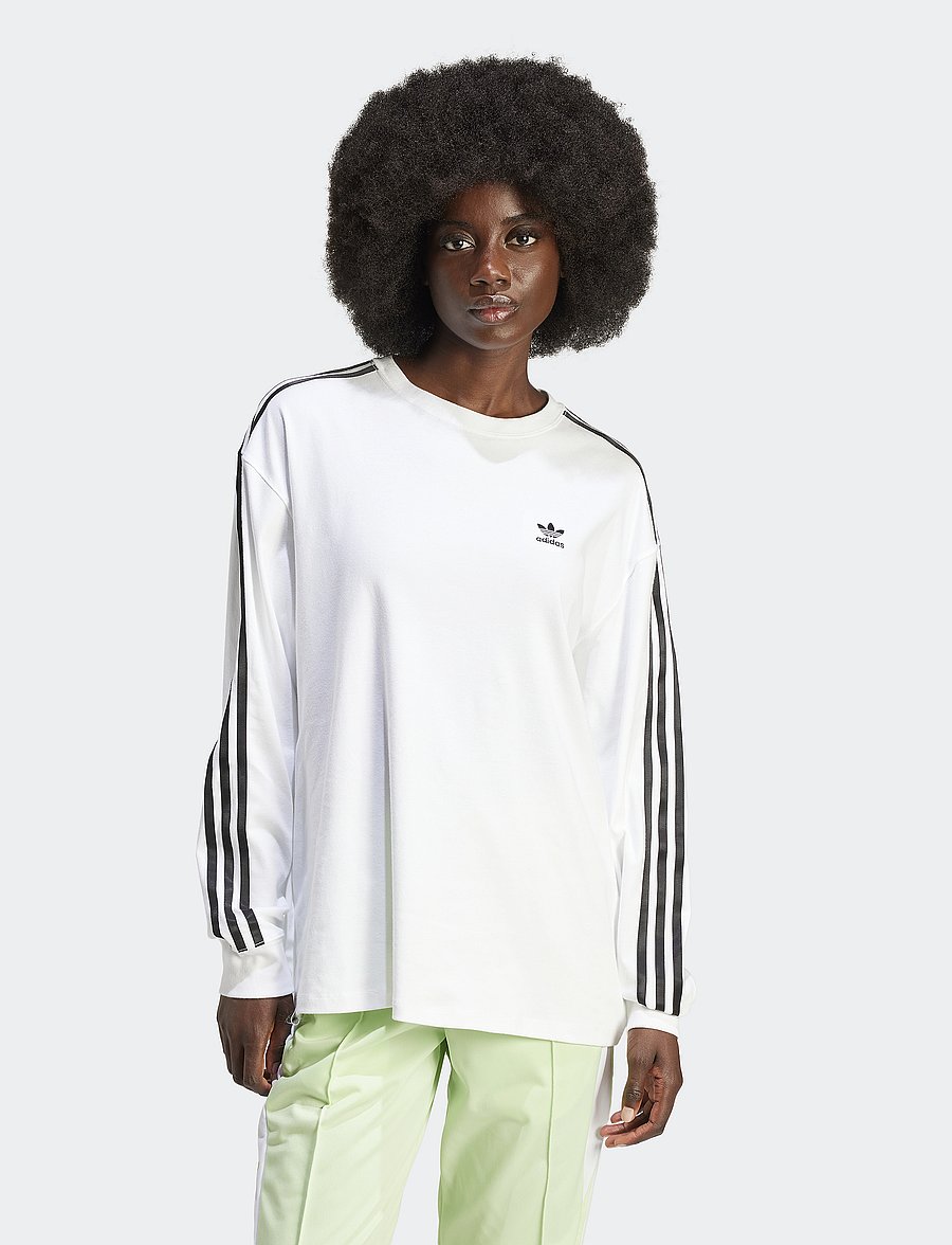 adidas Originals - 3 S LONGSLEEVE - white - 2
