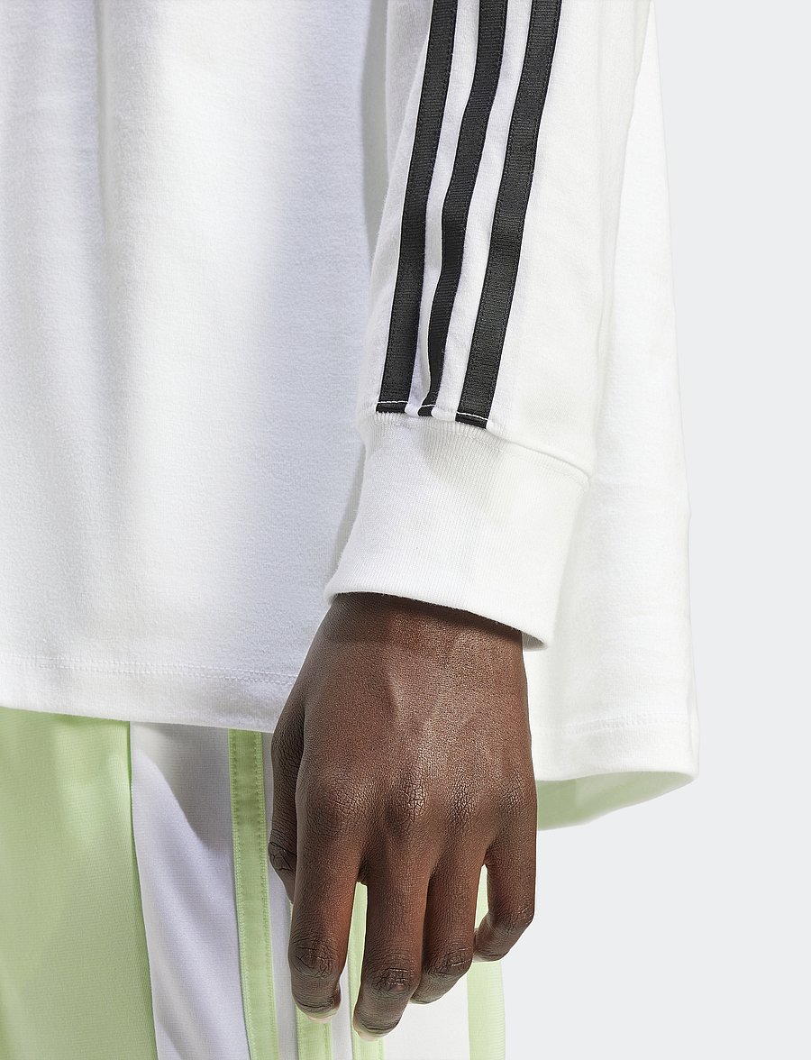 adidas Originals - 3 S LONGSLEEVE - white - 3