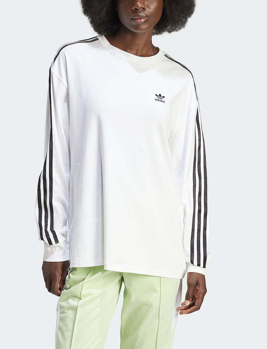 adidas Originals - 3 S LONGSLEEVE - white - 4