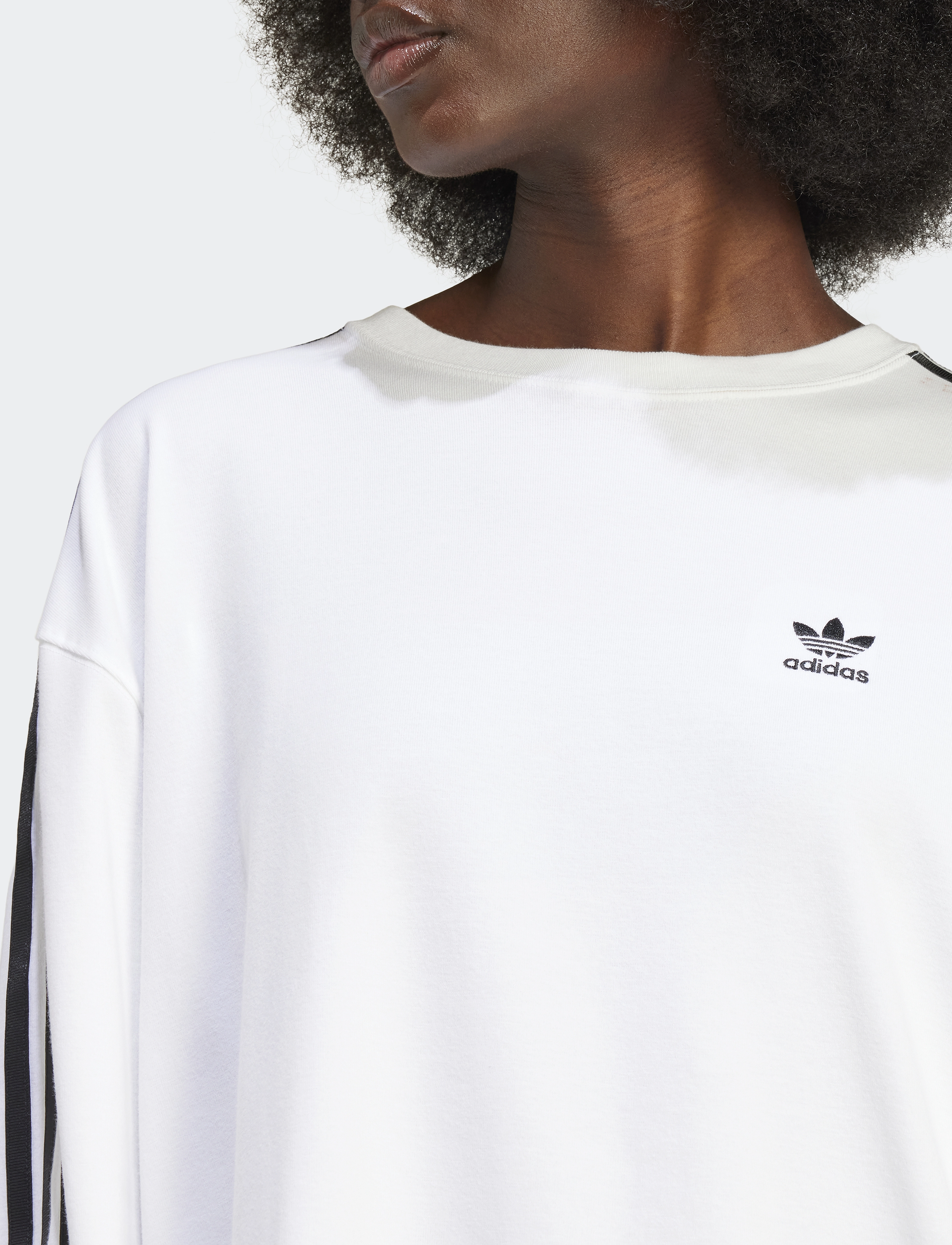 adidas Originals - 3 S LONGSLEEVE - white - 5