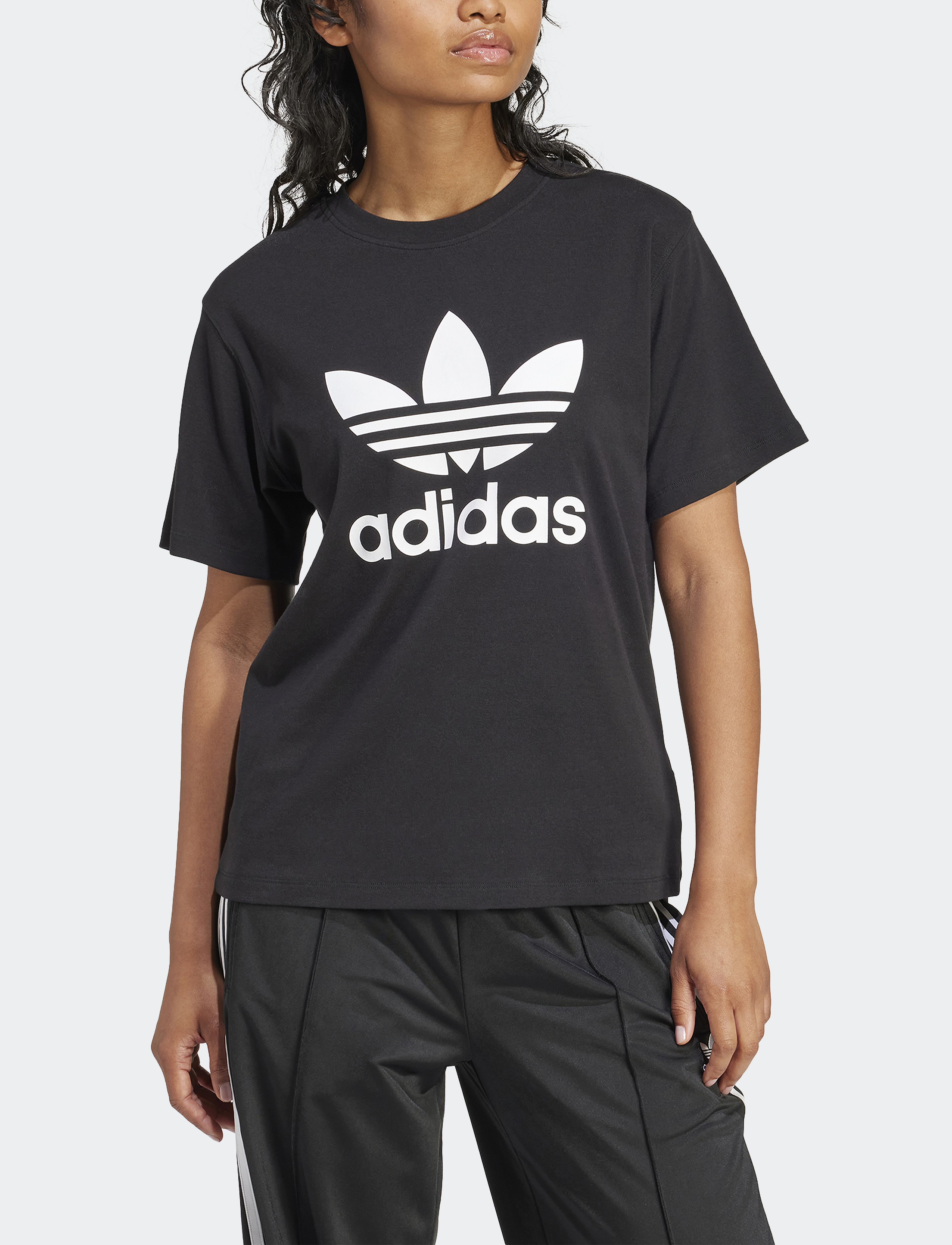adidas Originals - TREFOIL TEE - toppar og stuttermabolir - black - 4