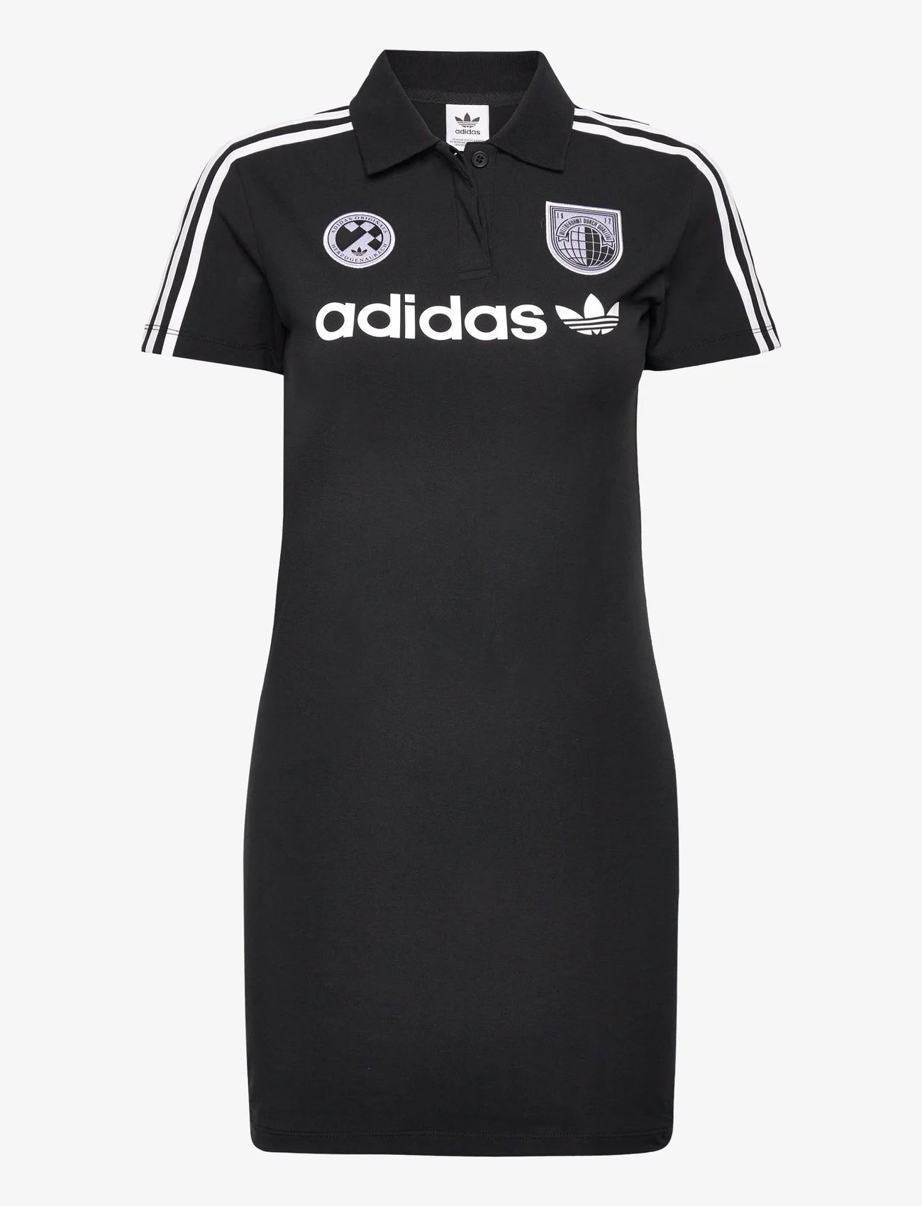 adidas Originals - Football Dress - t-shirt dresses - black - 0