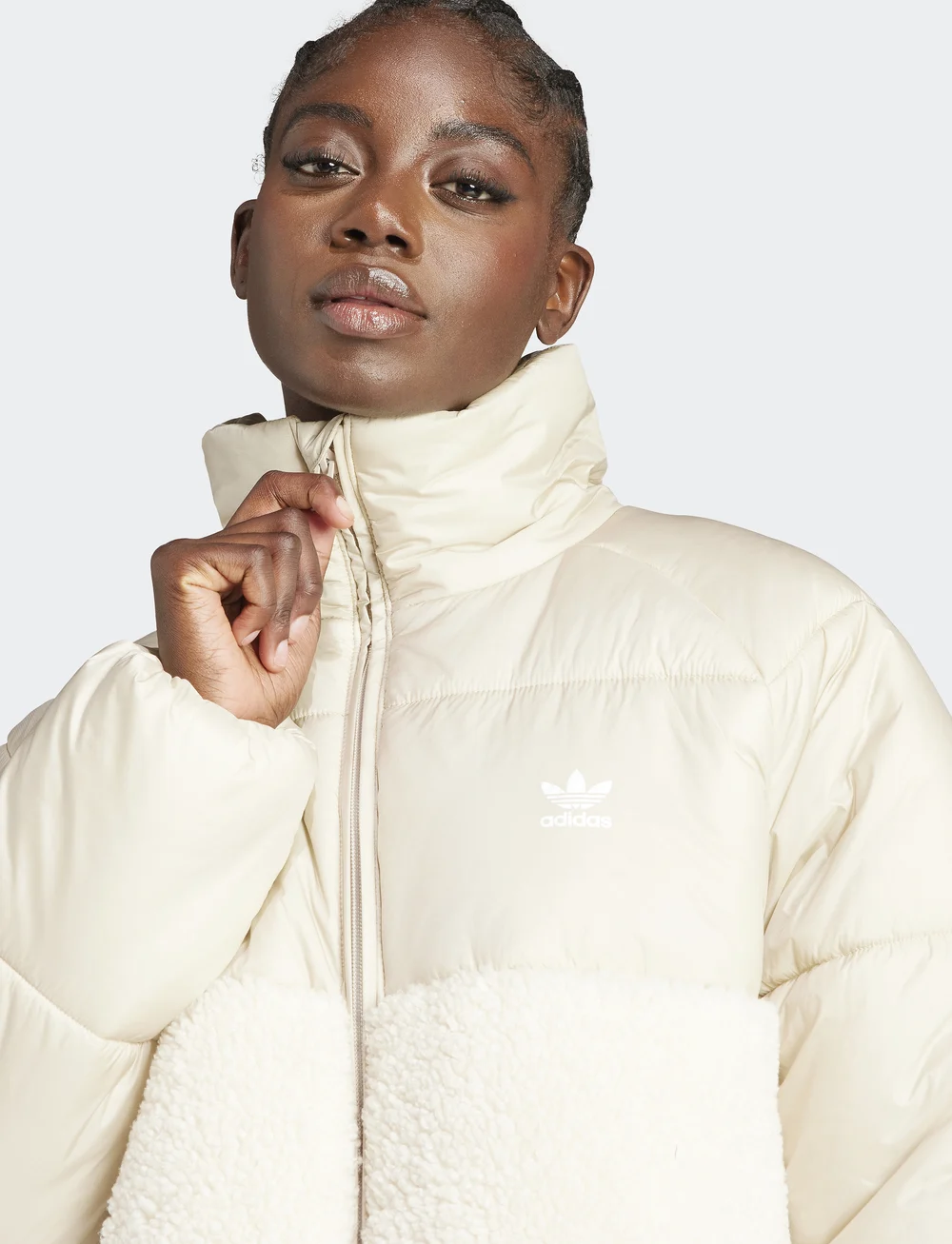 Adidas high neck jacket sales